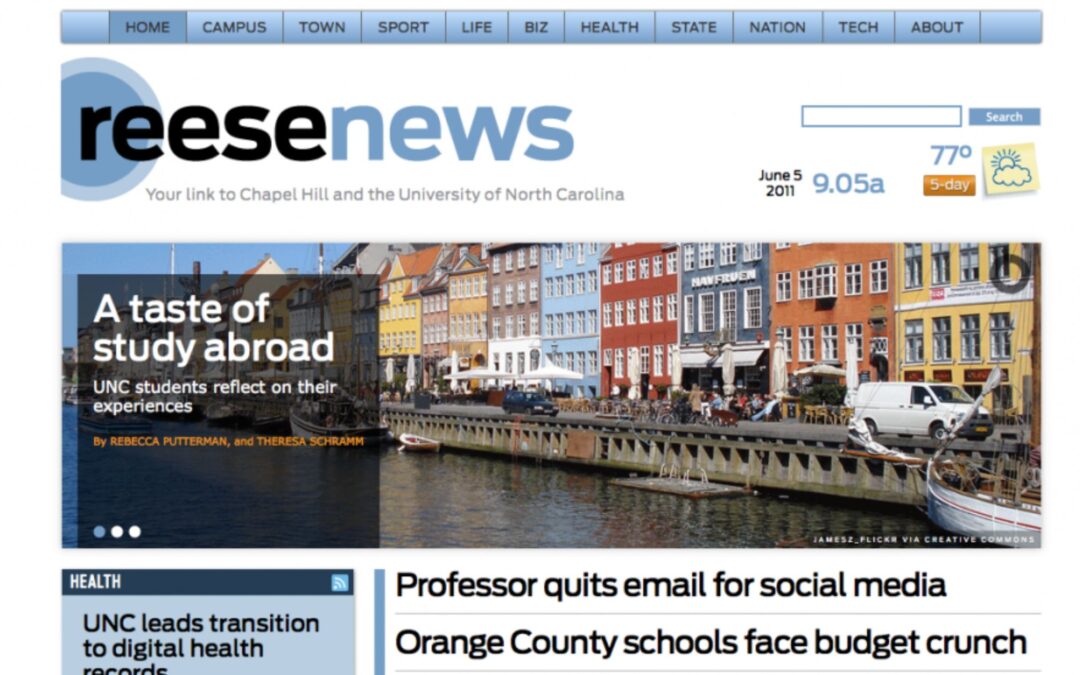 UNC Chapel Hill School of Journalism: Reese News & Reese Felts